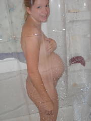 My pregnant wifey - my hot pregnant wifey let me take some pictures of her nude body in her most natural state