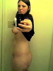 My ex-girl friend self shot pictures of her dirty body and trashy tramp stamp that i know more than a few guys got to see
