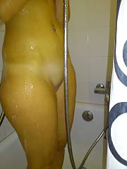 German bang with huge butt small boobies getting groped and in the shower