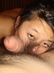 Unshaved oriental bitch steph pt 2 - once she lost her virginity, she couldnt stop fucking. she had a nice bush on her too.