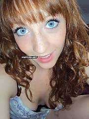 Extra ordinary blue eyed redhead girlie is read to show you everything, see her making naked selfies of beautiful body, long hot legs and feet, ideal round ass, cool titties with pink nipples, and so sweet wet twat close up