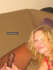 Blond mature wifey finally got her chance to try big black dick fuck, see her doing it with a black worker from the barbershop next-door, interracial cuckold sex on amateur sex photos