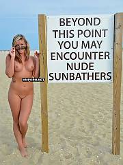 Nudist women sunbathing naked on the public beaches world wide, see nude beach vaginas here - voyeur porn