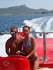 Naughty amateur couple banging at resort during vacation joy time - amateur porn photos