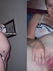Pregnant amateur women posing naked in front of their husbands and exposing amazing puffy vaginas, big bellies, milky titties and sappy butts and even fucking hard close up on camera - private sex pics