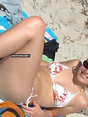 Sweet smiling lady having porn joy on vacation with her lover, see her exposing sweetest vagina close up and giving a head for her buddy