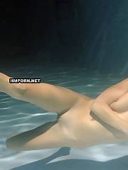 Amateur chicks swimming in pools and in the sea nude, and you can see them exposing pussies underwater, great stuff