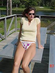 Mamma being naughty out at the lake, guess she went for a walk with her hubby only, kids cant watch that