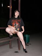 Naughty ass wife pissing in public. manowar? seriously? get a nicer band, bitch.
