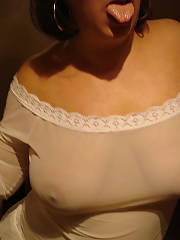 Mom flashing her assets. she gets turned on knowing shes flashing for the lads. send new ideas for her to position in.