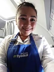 Another asian flight attendant