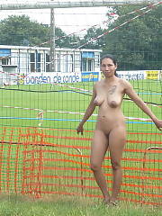 Shirley outside Amateur Asian Public Nudity
