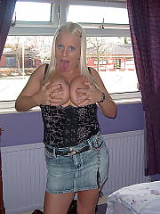 Naughty mamma of twins shows off her huge chest twins, pierced puffies too how the fuck did she breast feem em?