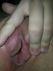 My girlfriend cunt wet  open Masturbation Girlfriend Pussy Close Up Wet