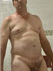Full frontal of me Amateur Mature Shower
