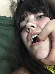 Amateur sucks from beautiful blackhaired with bangs Amateur Blowjob Bj Deepthroat Gagging Suckingdick Sloppy Oral
