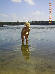 Every year when my wife and i go to her home village in germany she makes us go to the naked beach