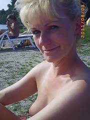 Every year when my wife and i go to her home village in germany she makes us go to the naked beach