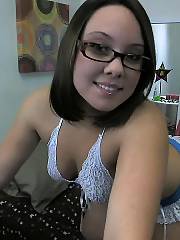 Hot webcam girl is having a show.