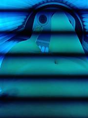 Tanning bed selfies