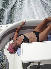 Hot mature wife gets banged hard on the boat.