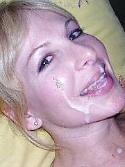 Amateur mature wife drilled and facialized.