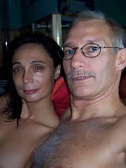 Mom and her new hubby on vacation, what the fuck taking pictures with her titties out?