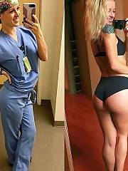 Exposed nurses Exposed Amateur Wife Girlfriend Nurse Hospital Covid Mask