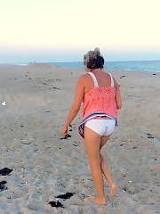 Amateur wife Milf Public Beach Panty Panties Upskirt Wife Amateur