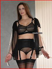 Sexual lingerie of french girl